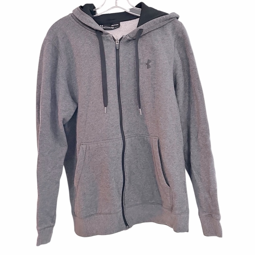Under Armour Men’s Rival Fleece Fitted Full Zip Hoodie - Size Small - Pre-Loved